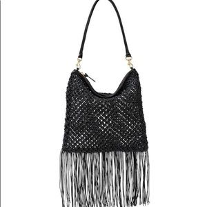 Clare V. Black Fringe Bag